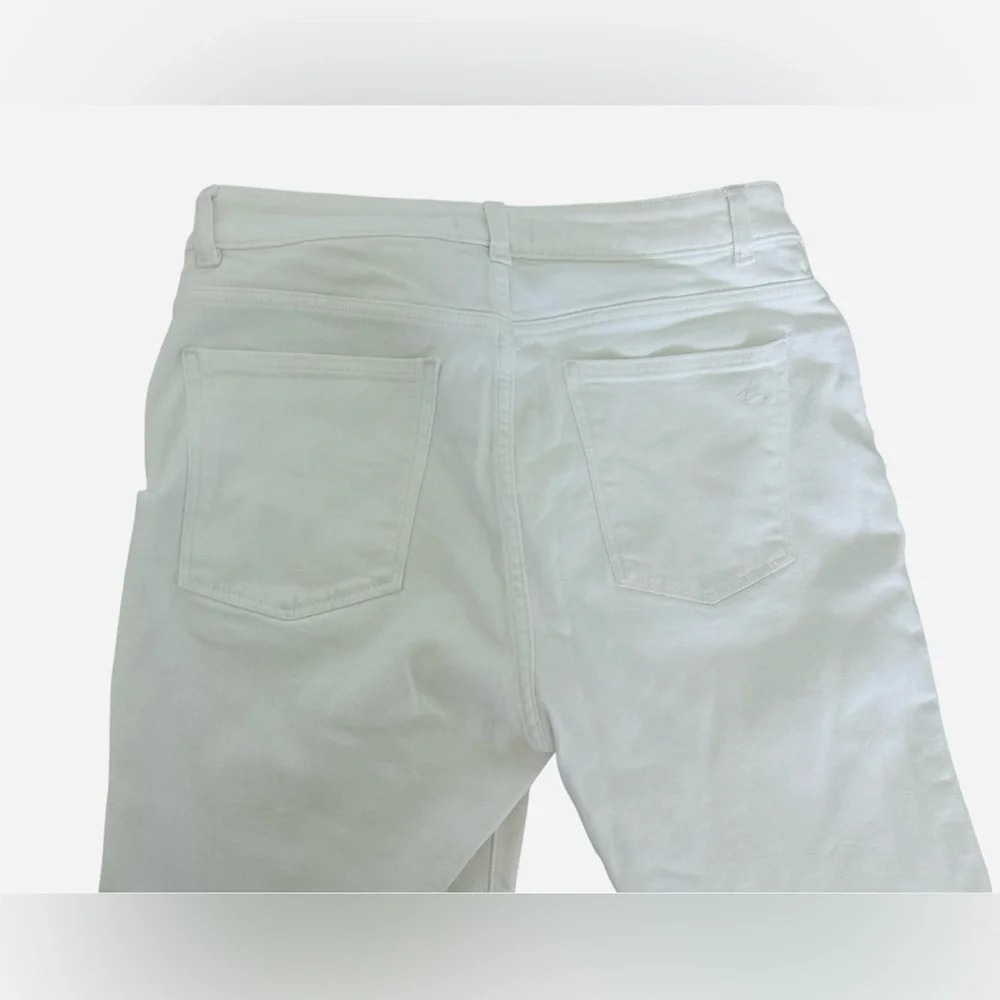 DL1961 Women’s White Jeans Bermuda High Rise Vintage Straight Shorts Size 27